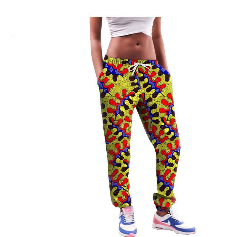 African Pants - Batik Kente Wax Print 32 Colors 100% Cotton Women