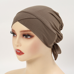 Yibaoli Manufacturer New Ethnic Modal Cotton Elastic Breathable Hijab Undercap Fashion Muslim Hijab Cap