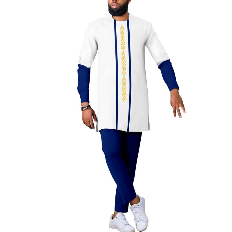 Men Wear - 2025 100% Cotton Short Sleeve Ankara African Traditional