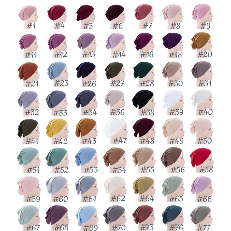Hijab Cap - Islamic Inner Cap Underscarf Soft Muslim Hijab Cap