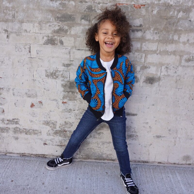 Kids Jacket - African Children Clothing for Girls Kids African Jacket