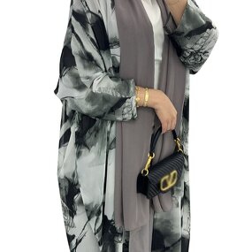 Abaya Manufacturer - Ramadan Front Open Kimono Designs Modest Muslim Dress