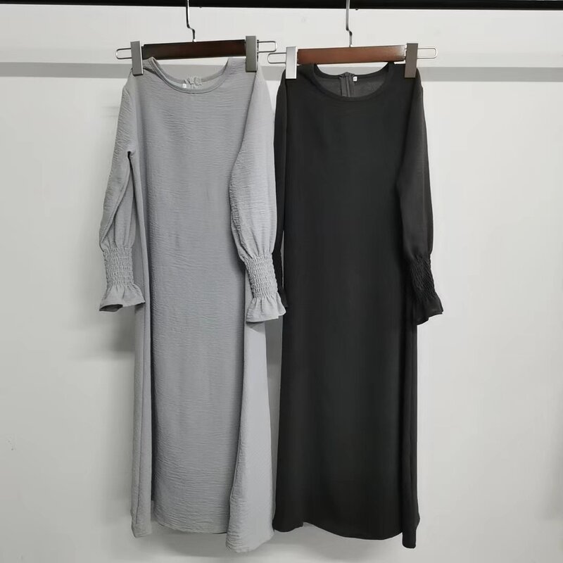 Kids Abaya - 2025 Black Pink Hoody Arabic Muslim Girls Eid Dress