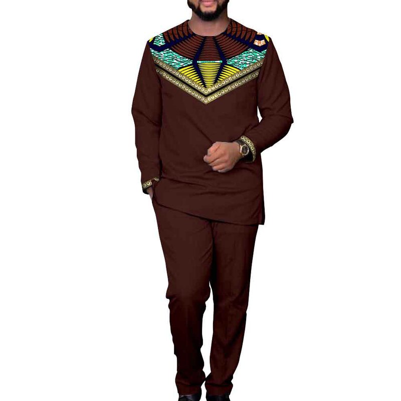 Men Wear - Wax Fabric 100% Cotton Dashiki Ankara Style African Men