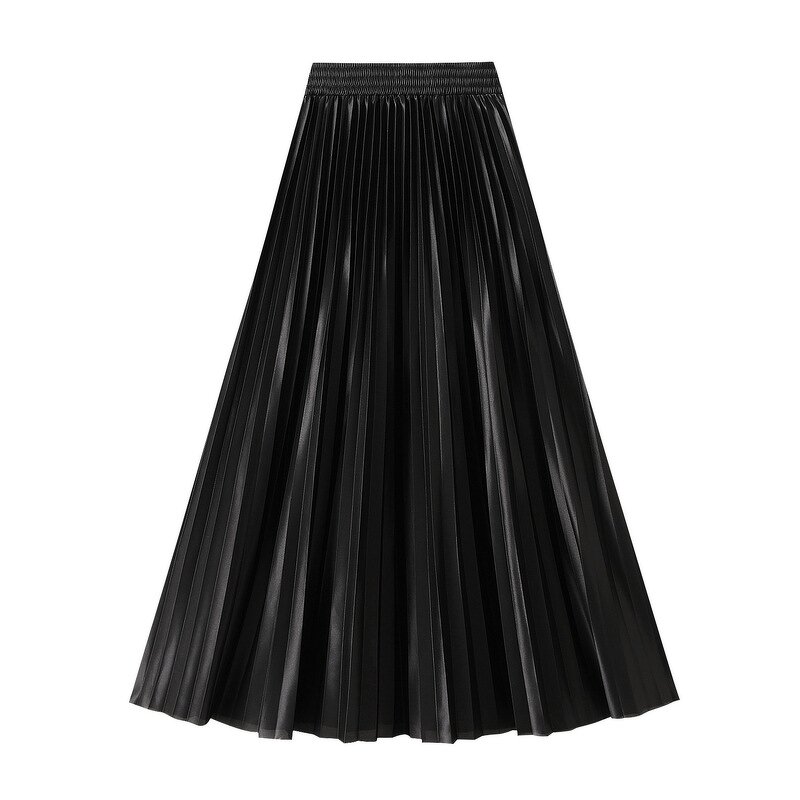 Long Skirt - 20 Colors Pleated Satin Fashion Muslim Women Modest Wear
