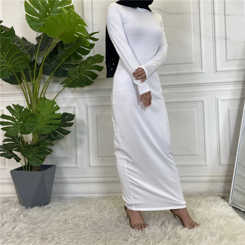 Inner Dress - Jersey Long Sleeve Soft Comfortable Abaya Inner Muslim