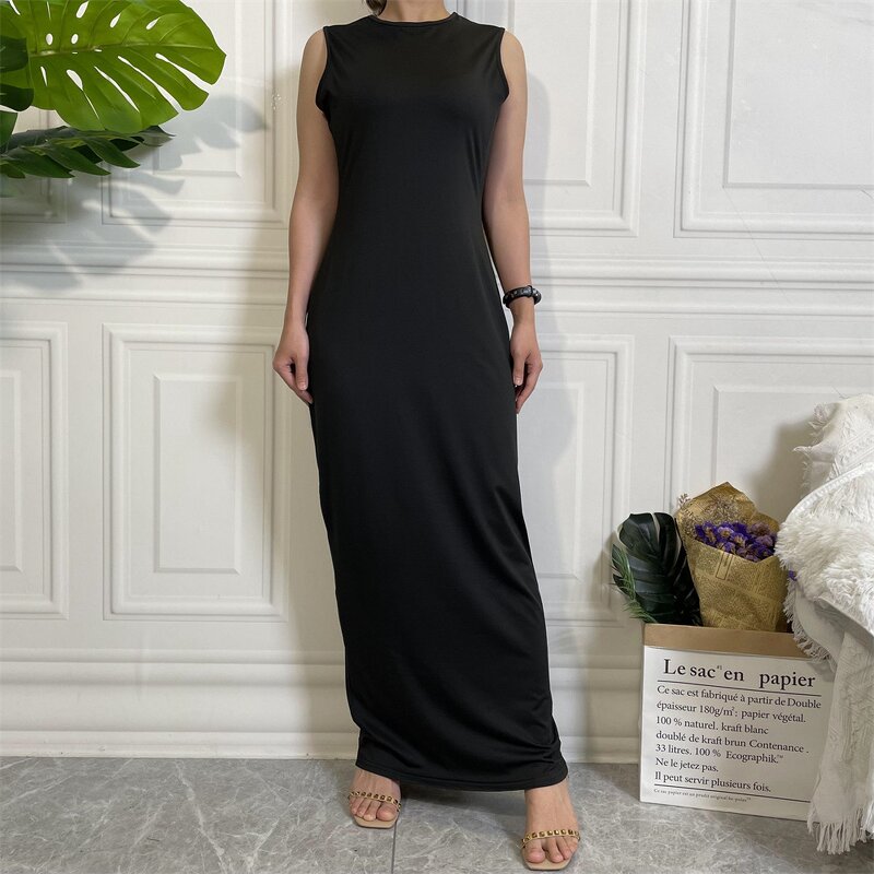 Inner Dress - Jersey Sleeveless Soft Comfortable Abaya Inner Muslim