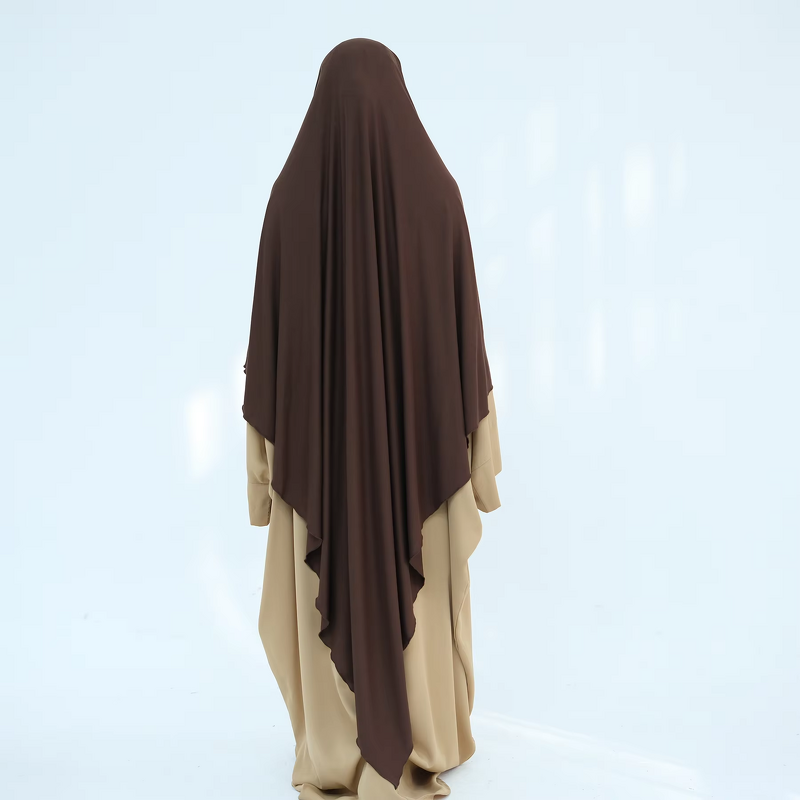Khimar Hijab - Islamic Overhead Jersey Modal Polyester Prayer Long Scarf