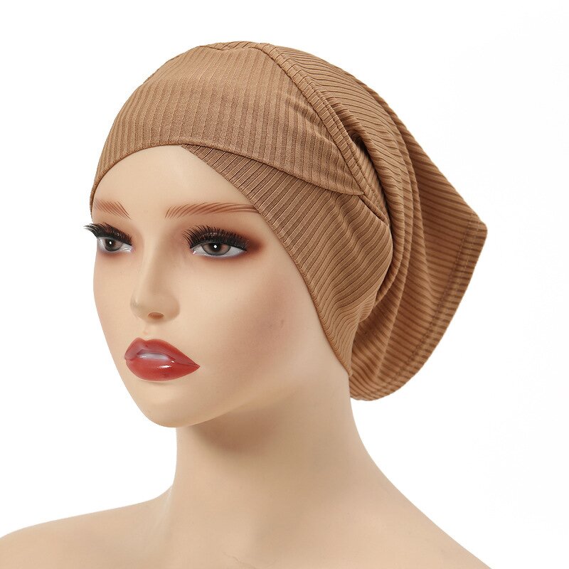 Hijab Cap - Stretch Satin Lined Muslim Underscarf Inner Hijab Cap