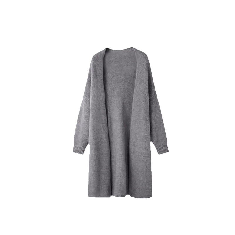 Coat - Lazy Style Long Mink Fluffy Autumn Winter Vintage Knitted