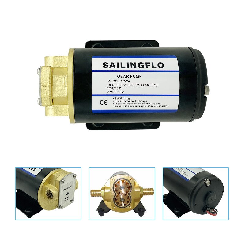 Gear Pump Manufacturer - SAILINGFLO 24V 12LPM OEM Electric Fuel Transfer