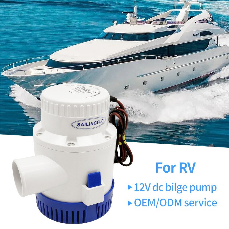 Bilge Pumps Manufacturer - New 4000GPH Submersible for RV Boat Marine Plumbing