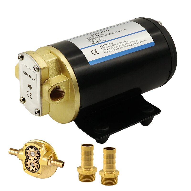 Gear Pump Manufacturer - SAILINGFLO 24V Self Priming 12LPM Electric Fuel