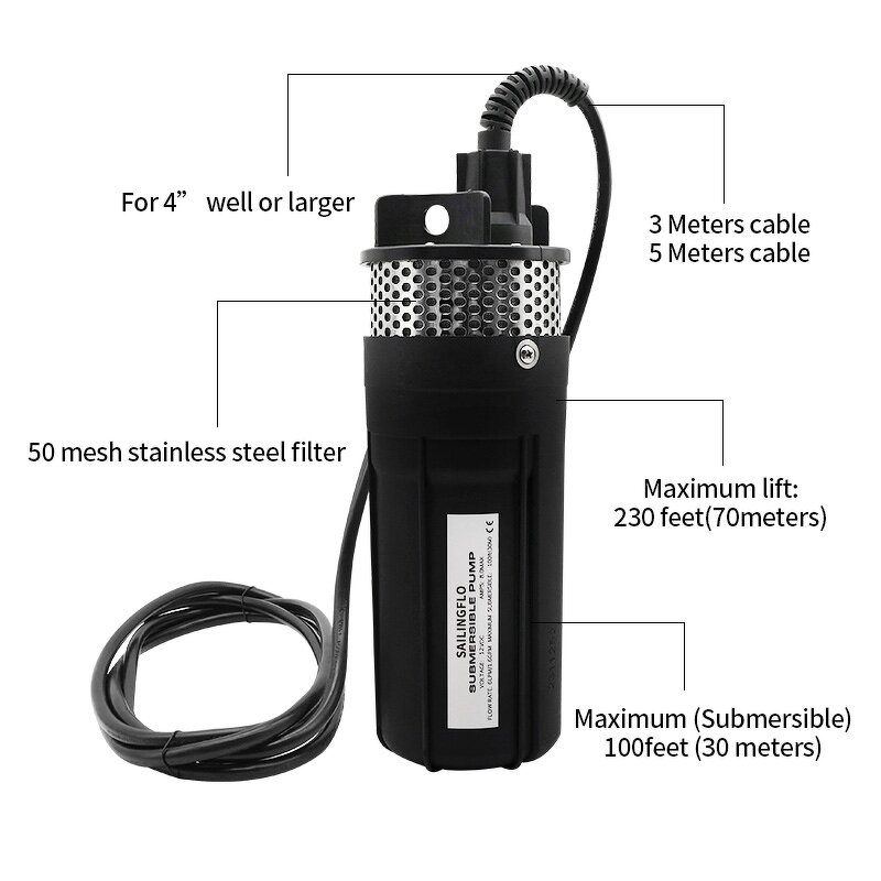 Solar Water Pump Manufacturer - 24V 6LPM Submersible for Agricultural Irrigation