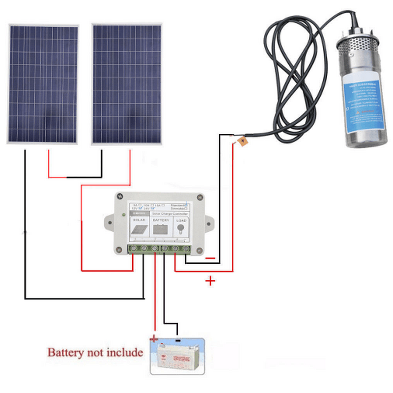 Water Pump Manufacturer - 12LPM 12/24V Stainless Steel Solar Submersible for Project Agriculture