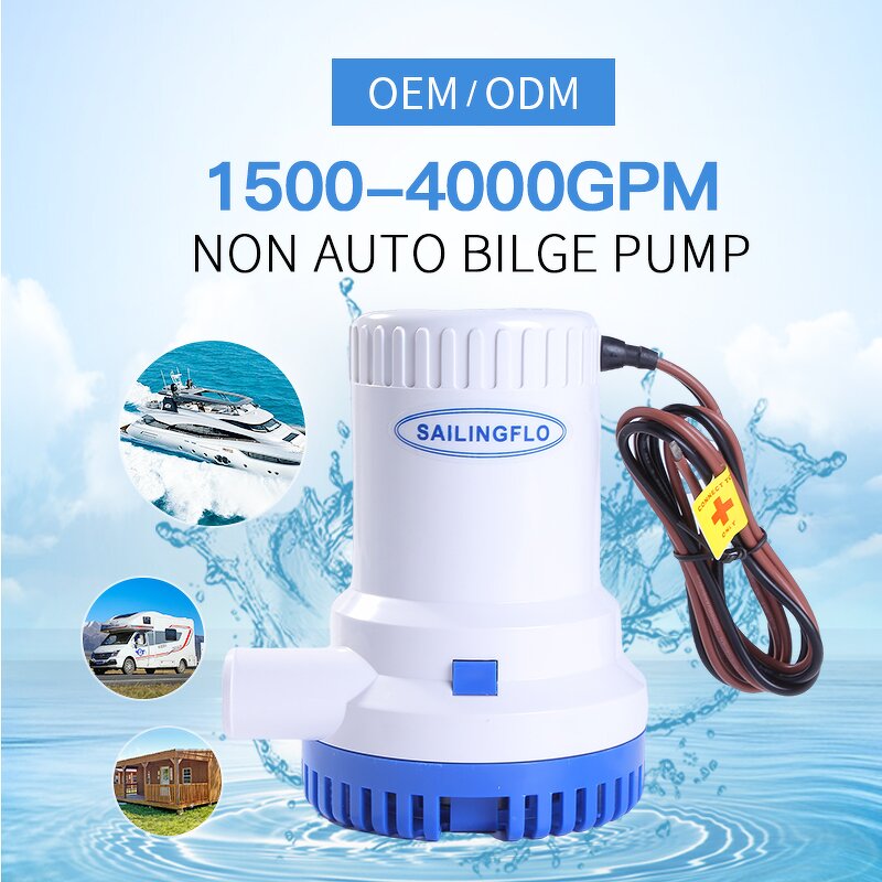 Bilge Pump Manufacturer - SAILINGFLO 12V DC Marine Submersible 1500