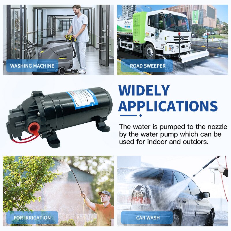 Diaphragm Pump Manufacturer - Factory 160psi Fresh Water Marine 12V for Boat