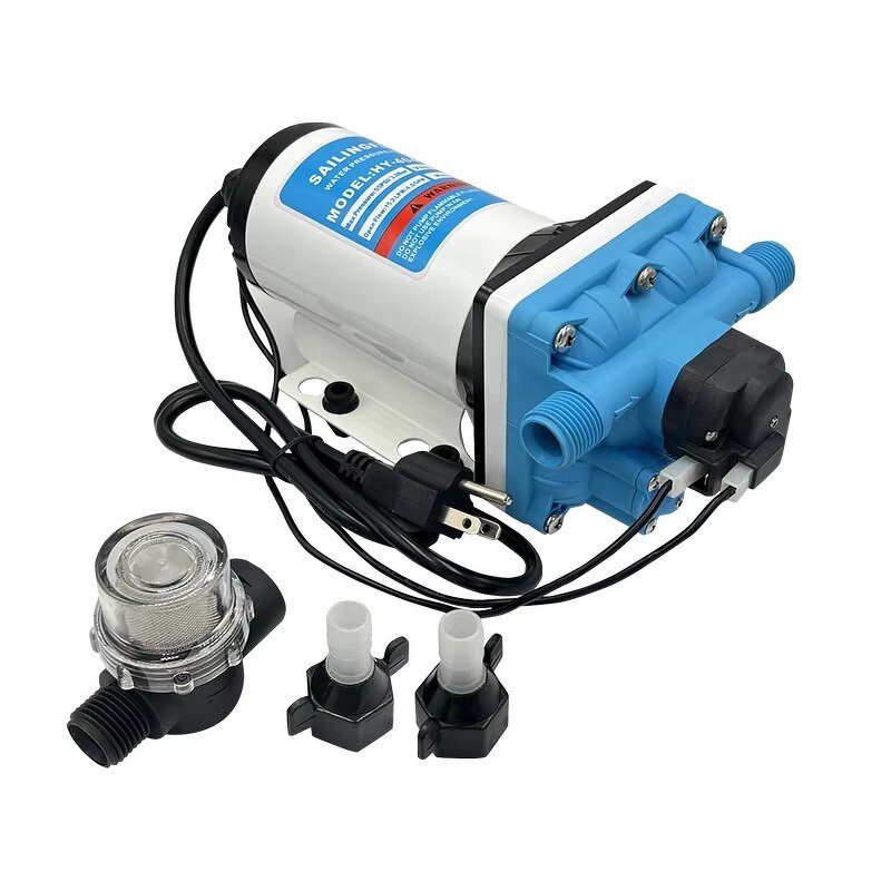 Diaphragm Water Pump Manufacturer - HY-404553T Low Noise 115V AC 4.0GPM 55psi Electric RV