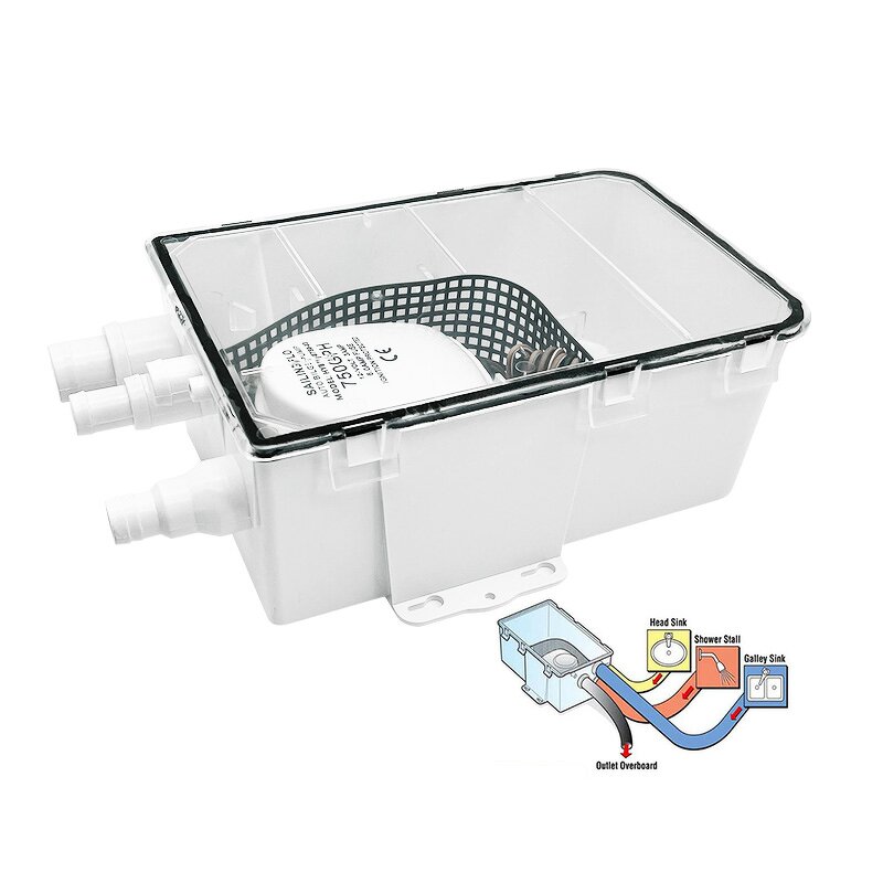 Shower Pump Manufacturer - SAILINGFLO 12V/24V 750GPH Home Bathroom Electric RV