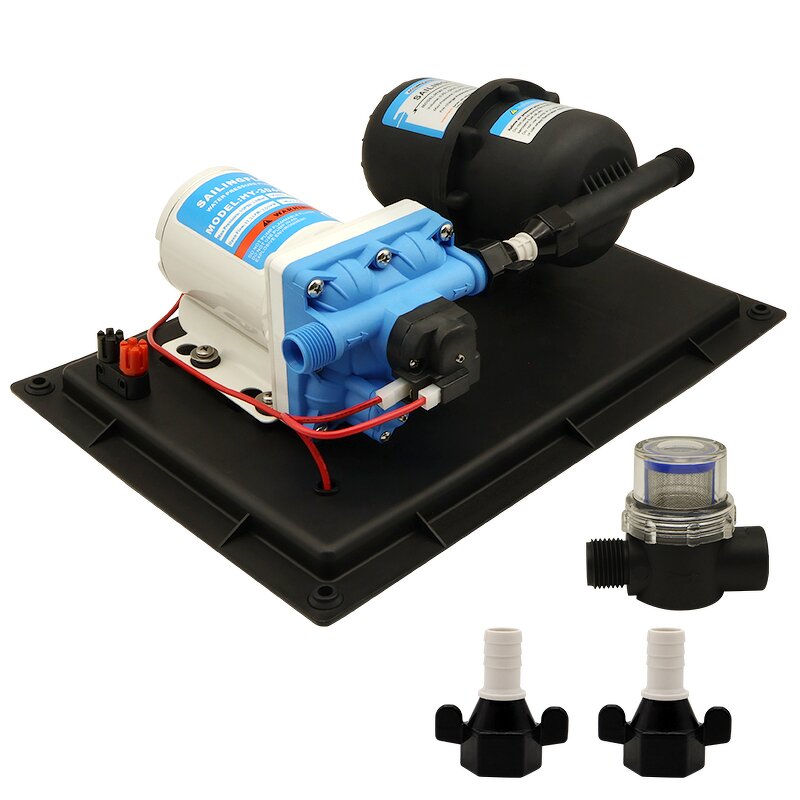 Diaphragm Pump Manufacturer - SAILINGFLO 12V Self Priming 3GPM Fresh Water with 0.75L Accumulator Tank