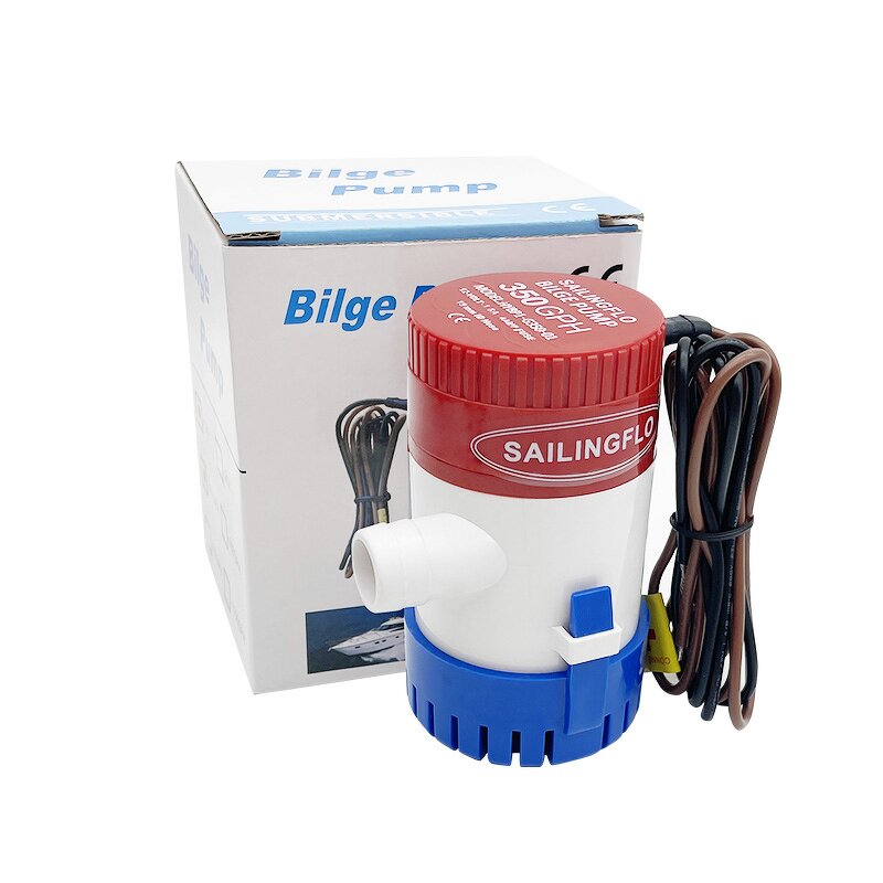 Bilge Pump Manufacturer - SAILINGFLO 12V DC 350GPH Mini Marine