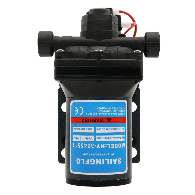 Diaphragm Pump Manufacturer - SAILINGFLO 12V 3.0GPM 55psi Fresh Water with 1/2" Female Thread
