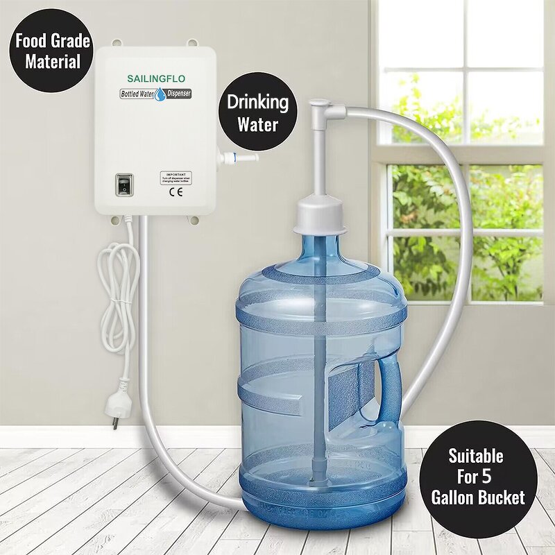 Water Dispenser Pump Manufacturer - SAILINGFLO BW1000A 115V for Coffee Refrigerator Ice Maker & Flojet 5 Gallon