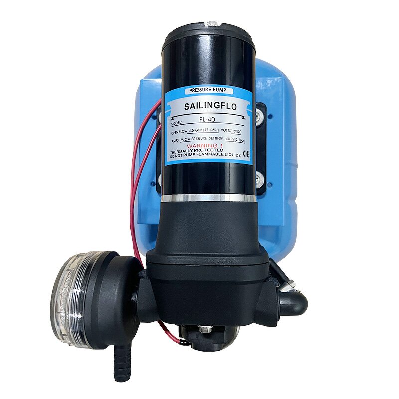 Water Pressure Booster Pump Manufacturer - SAILINGFLO 12VDC 17LPM with 5L Accumulator Tank