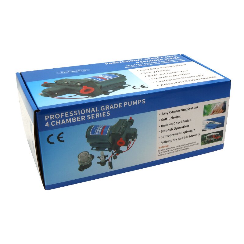 Diaphragm Water Pump Manufacturer - HY-404553T Low Noise 115V AC 4.0GPM 55psi Electric RV