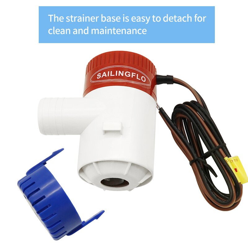 Bilge Pump Manufacturer - SAILINGFLO 12V NON-auto 1100GPH for Yacht