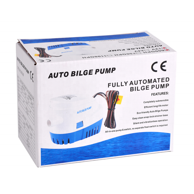 Bilge Pumps Manufacturer - HYBP2-G600-02 600GPH 24V DC Mini for Boats