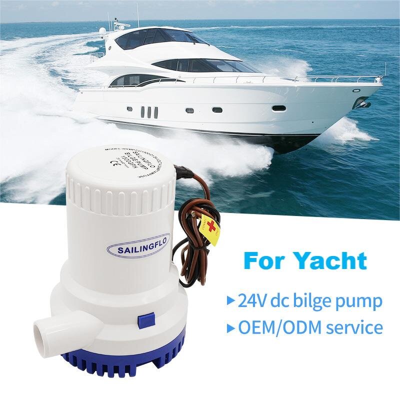 Bilge Pump Manufacturer - SAILINGFLO Hot Sale 24V 1500GPH Non-automatic for Boat