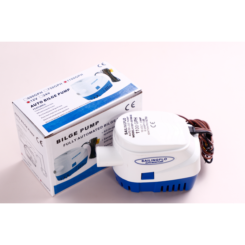 Bilge Pump Manufacturer - Automatic Boat Self-priming Marine RV 1100GPH 12 Volt