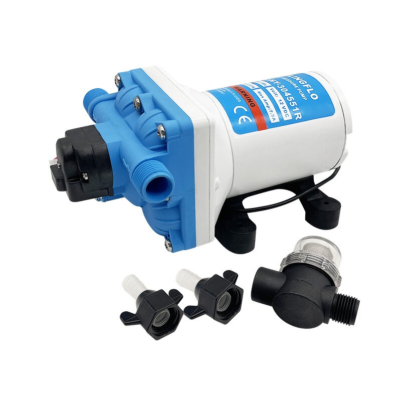 RV Water Pump Manufacturer - HY-304551R 12Vdc 55psi 3 Gpm for Outdoor Camping