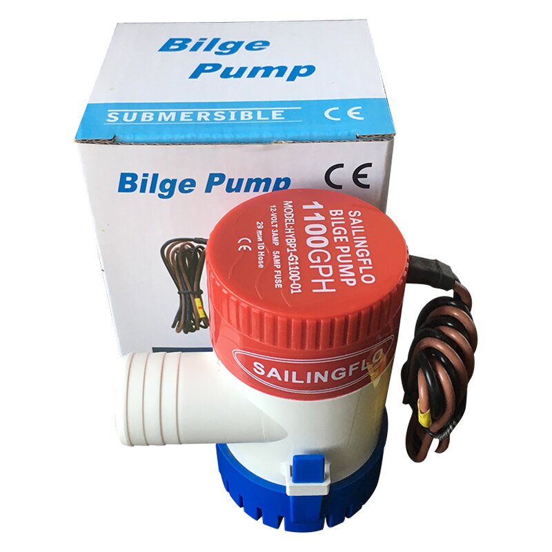 Bilge Pump Manufacturer - 1100GPH Impeller Small Boat Submersible Non-auto Marine