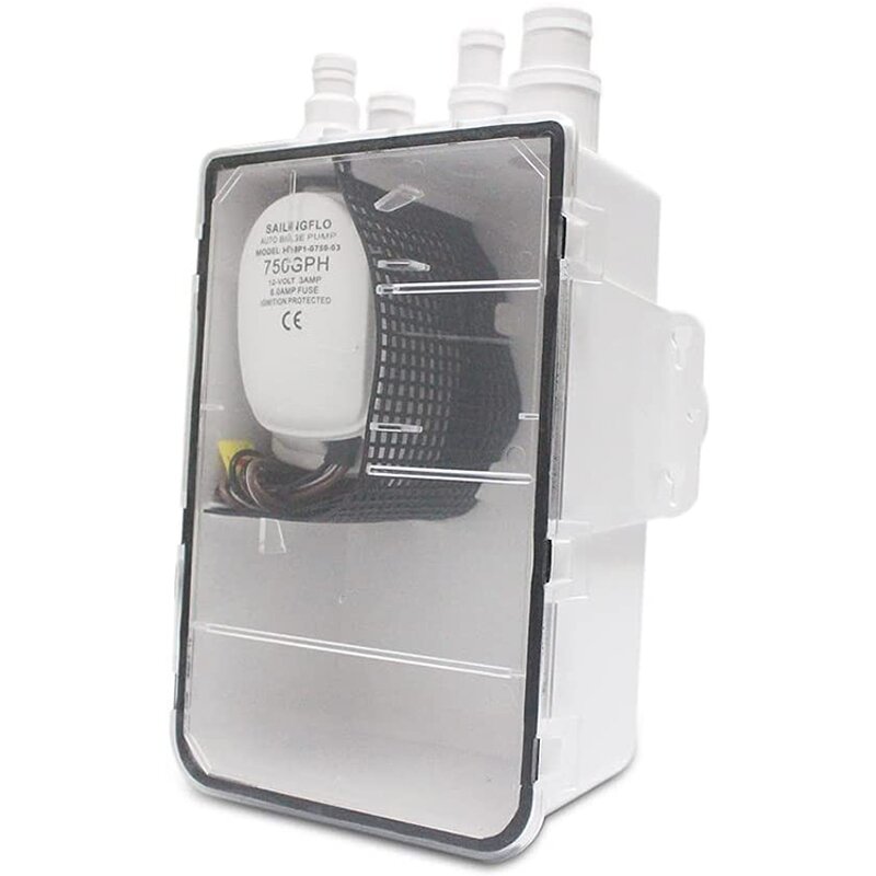 Sump Pump System Manufacturer - SAILINGFLO 12V/24V DC 750GPH Electric Shower for Caravan Motorhome