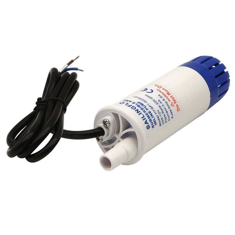 Submersible Pump Manufacturer - SAILINGFLO New Model 12V DC 220GPH Small for Fresh Water & Seawater