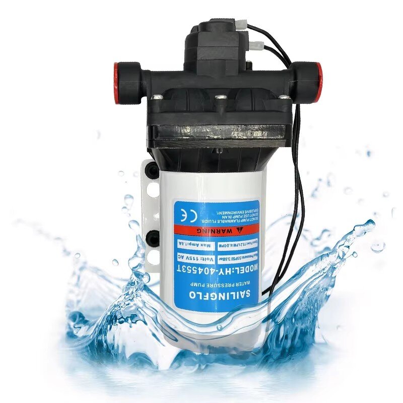 Diaphragm Water Pump Manufacturer - HY-404553T Low Noise 115V AC 4.0GPM 55psi Electric RV