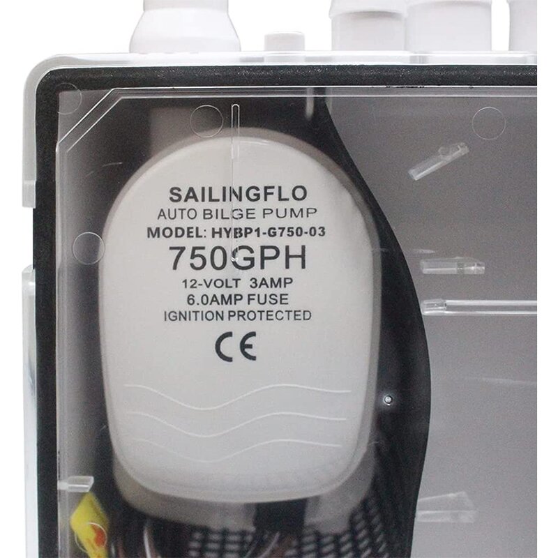 Sump Pump System Manufacturer - SAILINGFLO 12V/24V DC 750GPH Electric Shower for Caravan Motorhome