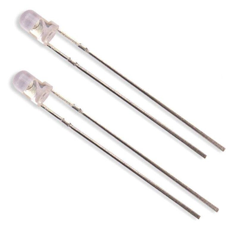 Bi-Color LED - T-1 3/4 5mm Red/Green Common Anode/Cathode Panel Indicator