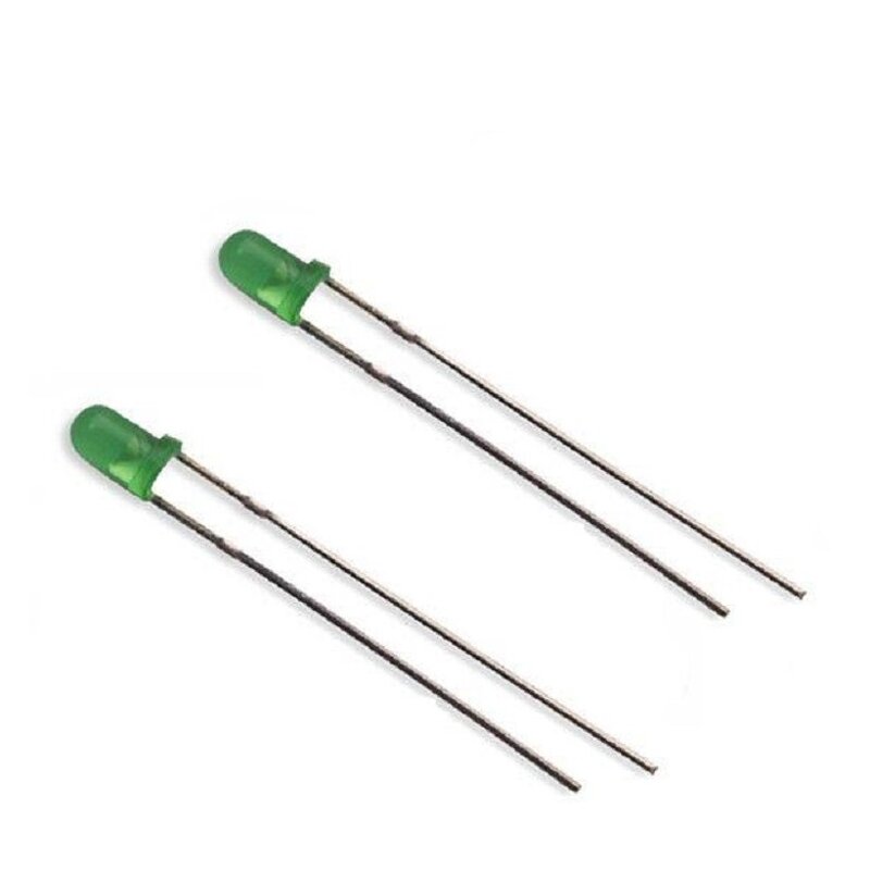 LED Lamp - T1 3/4 Inch 475-500nm Bluish Green Water-Clear 3/5mm