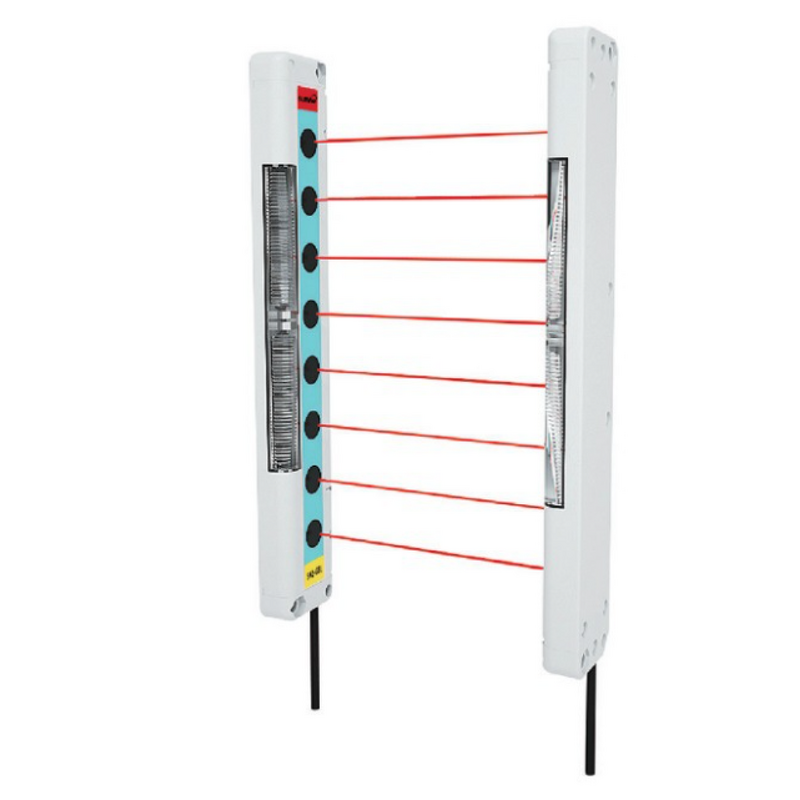 Safety Light Curtain - Intelligent Ultra-thin Infrared Reflector NA2-N8/N12-PN