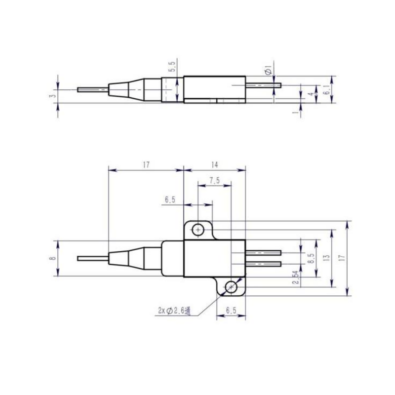 Laser Module - 10W 980nm High Power Fiber-Coupled Coaxial SM/MM Security