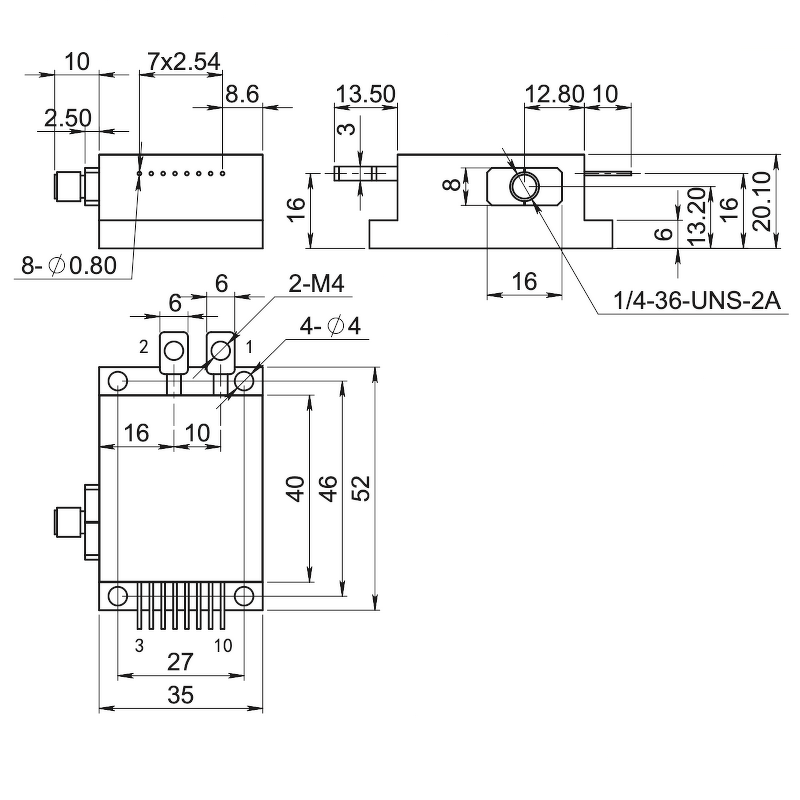 Laser Module - Detachable 808/940/980/1050nm SMA905 Fiber Output