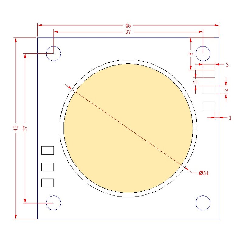 Silicon Wafer - 3 Inch LED Si Electronic Components Product Wafer