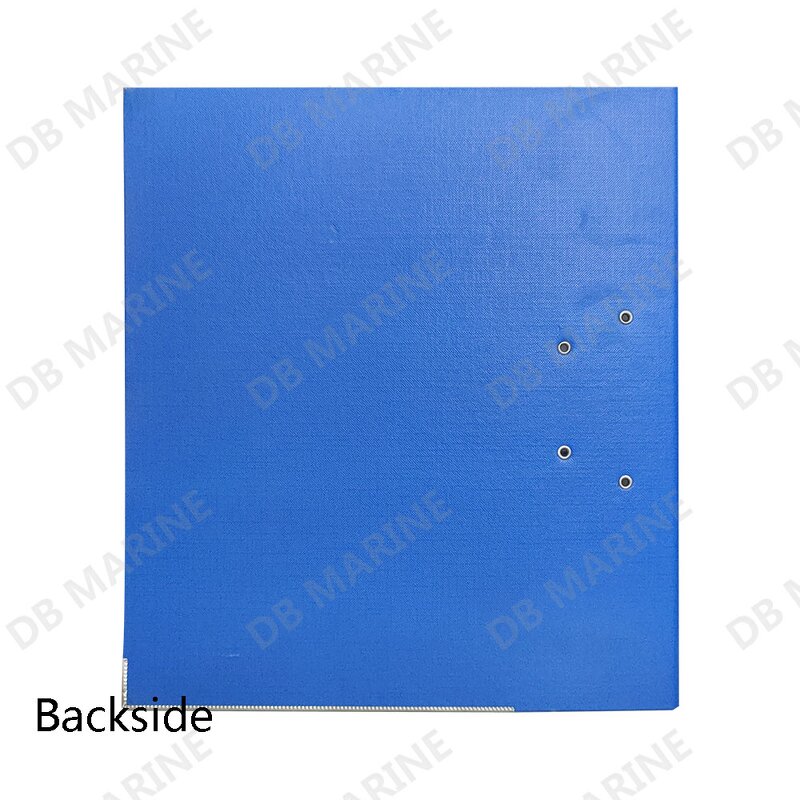 Letter File - 470201 Blue Office Hard Cover with Lever Fastener Letter File