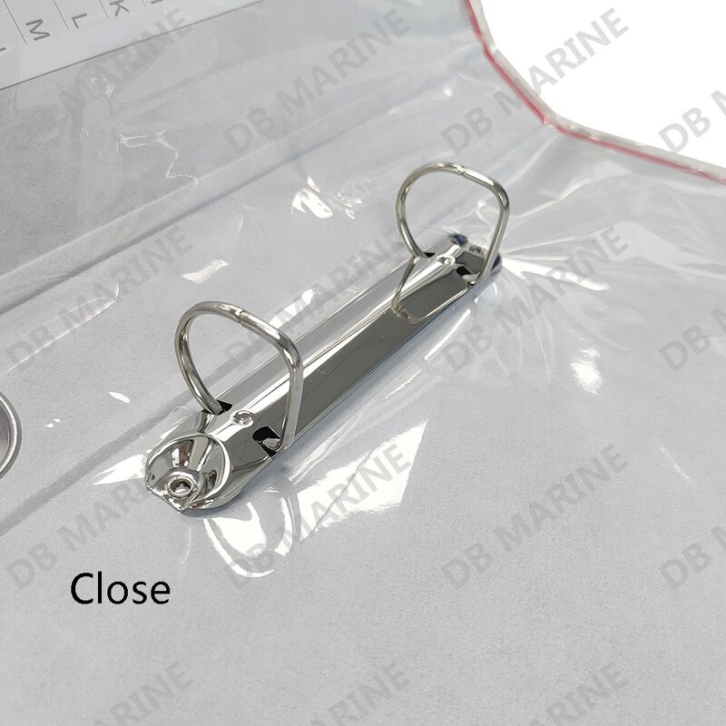 Letter File - 470203 Red Plastic Hard Cover Arch Holder with Lock Fastener