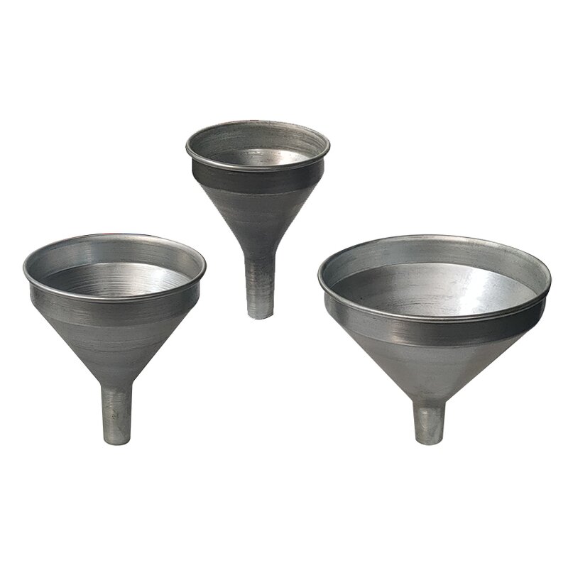 Oil Funnel - IMPA232601-6 125MM Galvanized Steel & Iron with SS Strainer