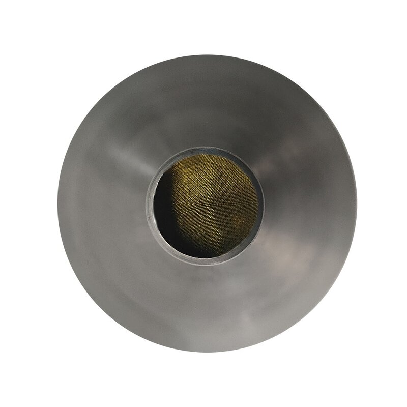 Oil Funnel - IMPA232601-6 125MM Galvanized Steel & Iron with SS Strainer