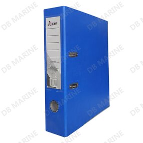 Letter File - 470201 Blue Office Hard Cover with Lever Fastener Letter File